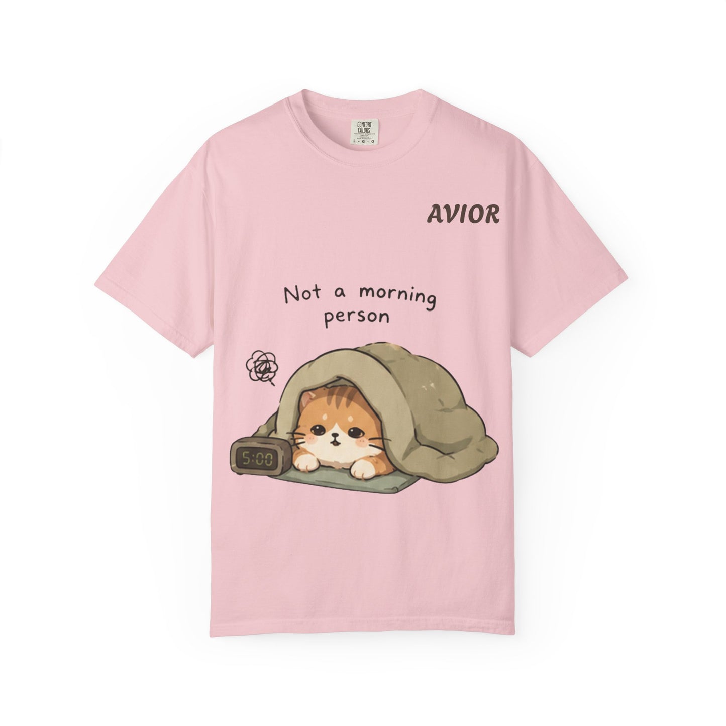 Not a Morning Person — Cozy Cat Tee