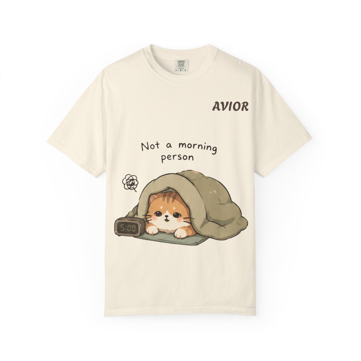 Not a Morning Person — Cozy Cat Tee