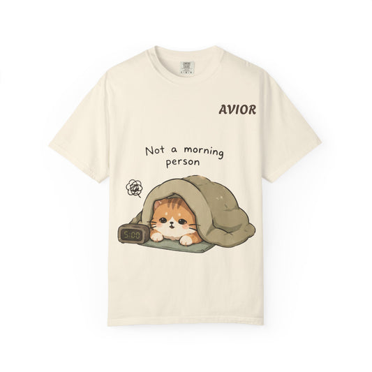 Not a Morning Person — Cozy Cat Tee