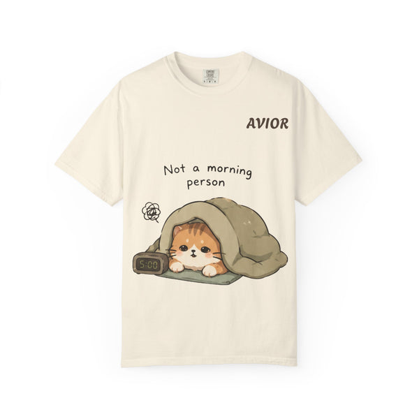 Not a Morning Person — Cozy Cat Tee