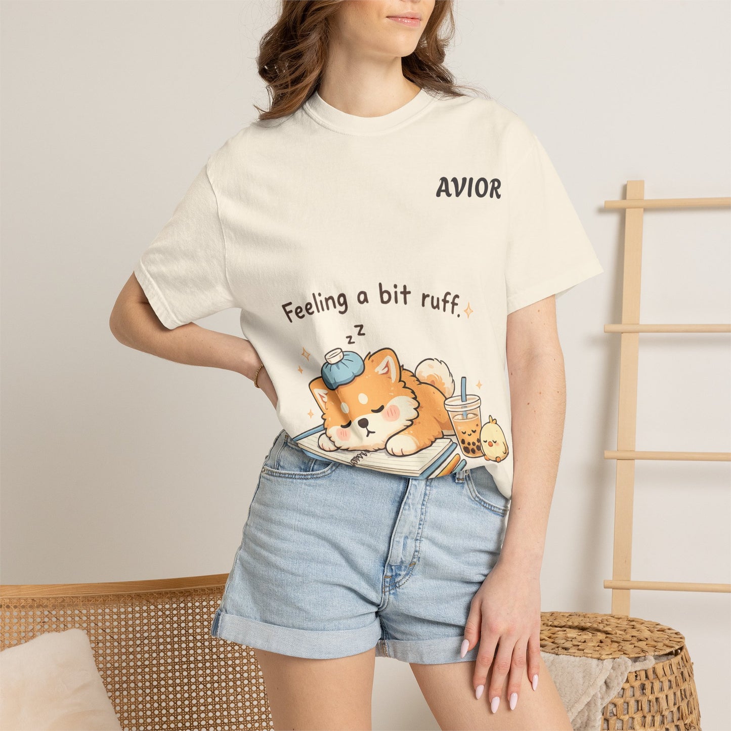 Feeling Ruff Tee — Cozy Shiba Graphic